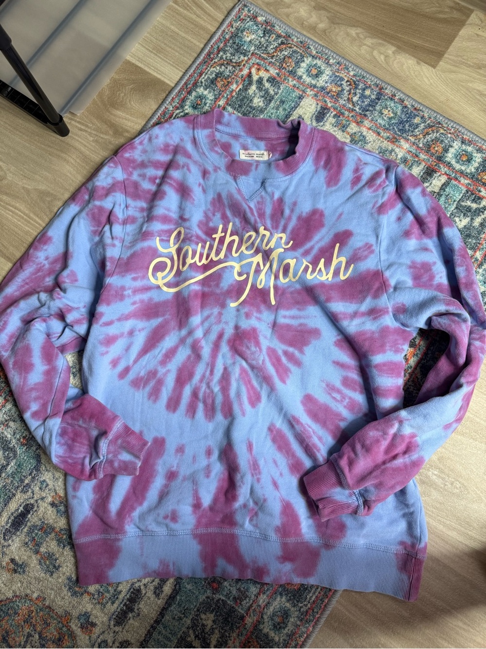 Southern Marsh SEAWASH™ Tie-Dye Spiral Sweatshirt